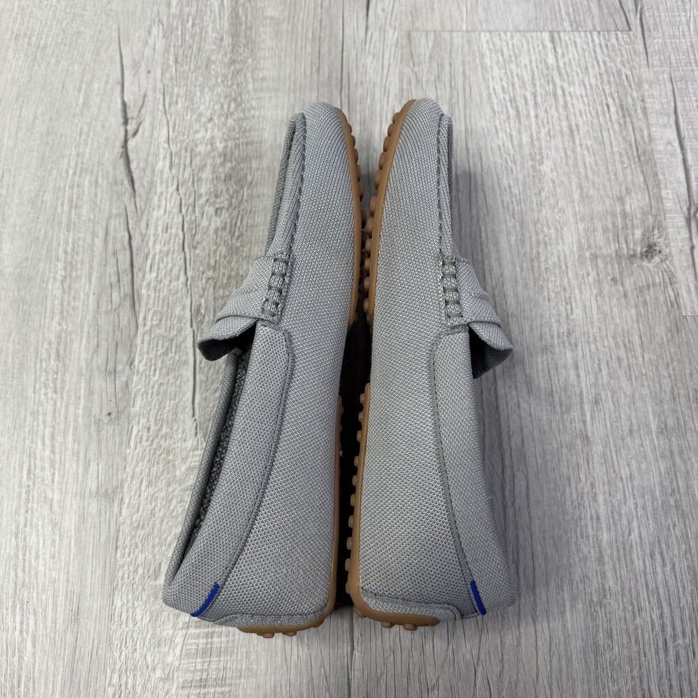 Rothys Driving Loafer Shoes Mens 10.5 Wolf Grey Knit Recycled Slip On Penny S - Picture 8 of 9